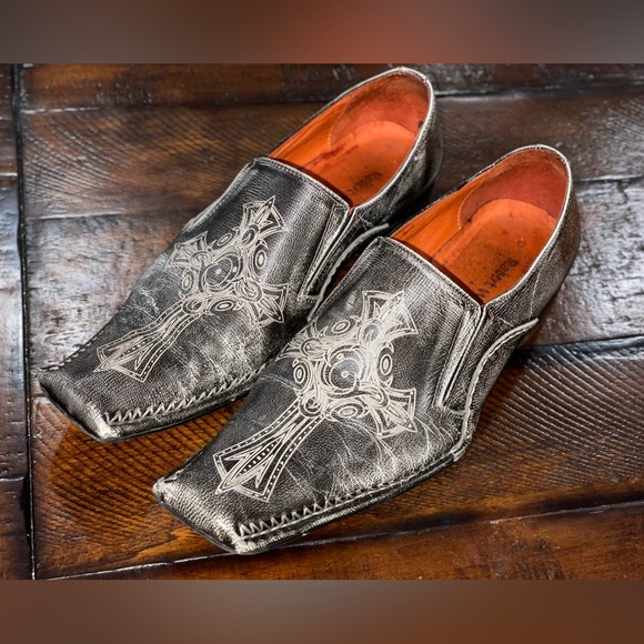 ROBERT WAYNE “ROME” LOAFERS GENUINE LEATHER.. MEN SIZE 12 - Picture 5 of 8